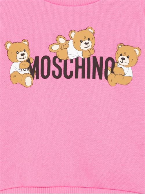 Felpa neonata girocollo MOSCHINO BABY | M9F04QLCA1950533